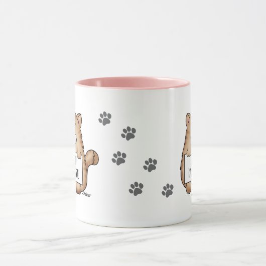 Blijf rustig - Cute Cat Lovers Coffee-Mok Mok (Midden)