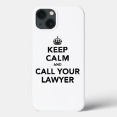Blijf rustig en bel je advocaat. Case-Mate iPhone case (Achterkant)