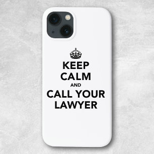Blijf rustig en bel je advocaat. Case-Mate iPhone case