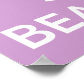 Blijf rustig en blijf mooi Poster (Hoek)