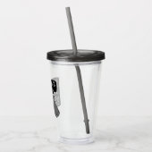 Blijf rustig en blijf thuis met uw kat acryl drinkbeker (Links)