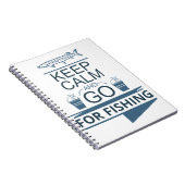 Blijf rustig en ga vissen notitieboek (Rechterzijde)