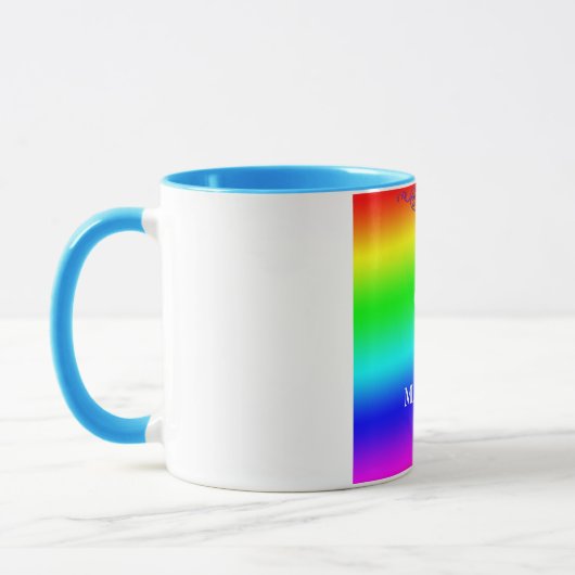 Blijf rustig en getrouwd met Black Ringer Mok (Links)