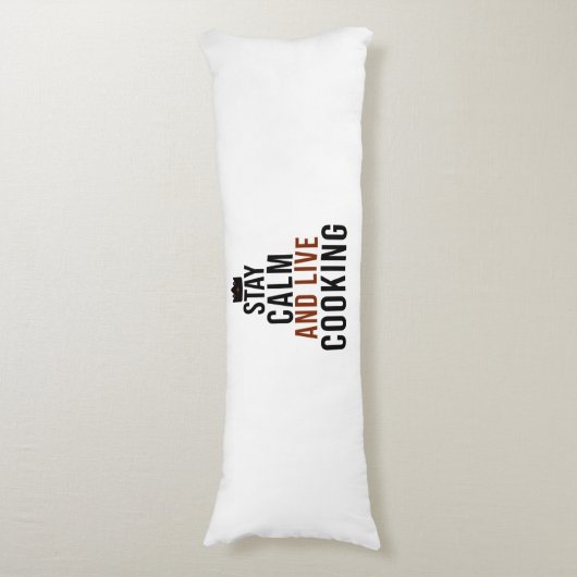 blijf rustig en koken live lichaamskussen (Voorkant Verticaal)