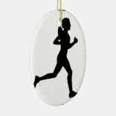 Blijf rustig en loop verder keramisch ornament (Rechts)