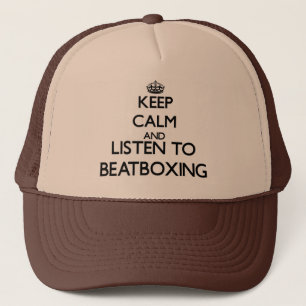 Blijf rustig en luister naar BEATBOXING Trucker Pet