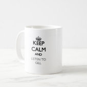 Blijf rustig en luister naar Gill Koffiemok (Voorkant links)