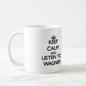 Blijf rustig en luister naar Wagner Koffiemok (Links)