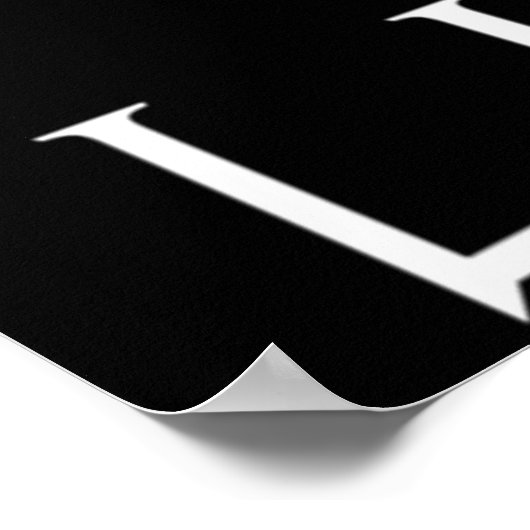 Blijf rustig en luister poster (Hoek)