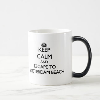 Blijf rustig en ontsnappen aan Amsterdam Beach Wis Magische Mok