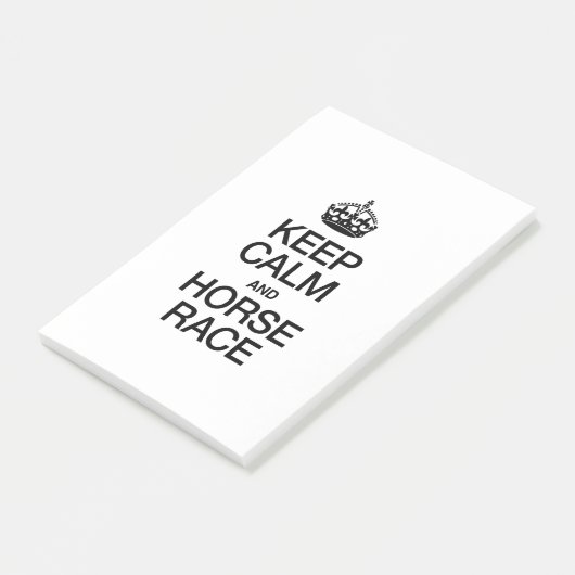 BLIJF RUSTIG EN PAARDENRACE POST-IT® NOTES (Schuin)