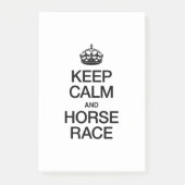 BLIJF RUSTIG EN PAARDENRACE POST-IT® NOTES (Voorkant)