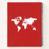 Blijf rustig en reis de wereld rond notitieboek (Achterkant)
