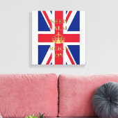 Blijf rustig en rustig aan doen canvas afdruk (Insitu (Woonkamer))