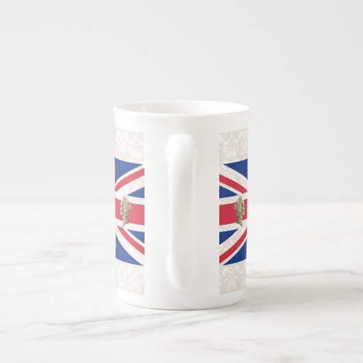 Blijf rustig en rustig aan doen porselein kop (Achterkant)