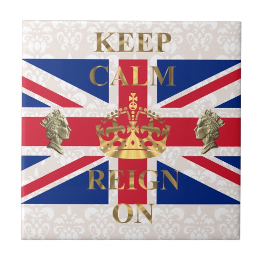 Blijf rustig en rustig aan doen tegeltje (Voorkant)