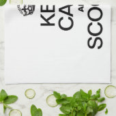 BLIJF RUSTIG EN SCOOTER THEEDOEK (Gevouwen)