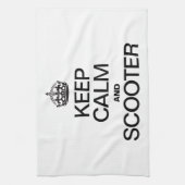 BLIJF RUSTIG EN SCOOTER THEEDOEK (Verticaal)