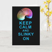 BLIJF RUSTIG EN SLINKY OP DE VERJAARDAG VAN DE KAA KAART (Gele Bloem)