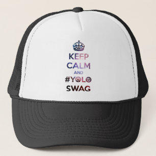 Blijf rustig en #yoloswag trucker pet