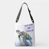 Blijf rustig en zwem op het Tas (Voorkant)