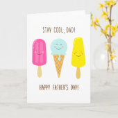 Blijf rustig, pap! Fijne Vaderdag! Kaart (Gele Bloem)