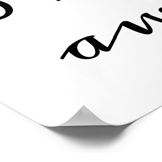 Blijf rustig poster (Hoek)