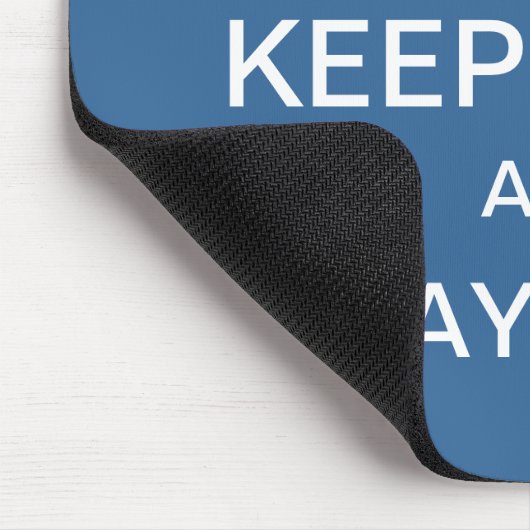 Blijf rustig spelen Bach mousepad Muismat (Hoek)