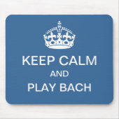 Blijf rustig spelen Bach mousepad Muismat (Voorkant)