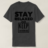 Blijf rustig zwemmen t-shirt (Design voorkant)