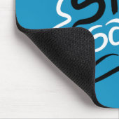 Blijf Sane Funny Madness Typografie Muismat (Hoek)