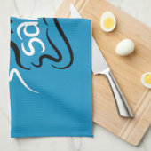 Blijf Sane Funny Madness Typografie Theedoek (Quarter Fold)