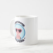 blijf sassy varken citaat koffiemok (Voorkant links)