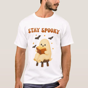 Blijf Schattig Cute Lezende Geest Boekenwurm T-shirt