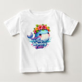 Blijf Schattig Walvis Meisjes T-Shirt (Voorkant)