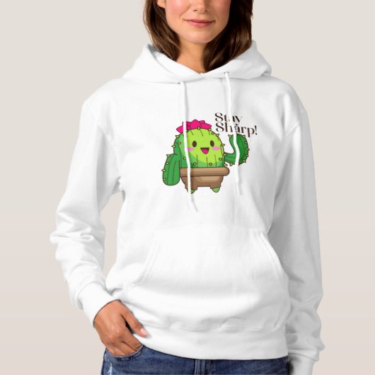 Blijf scherp, kijk zacht T-shirt hoodie (Voorkant)