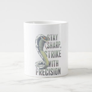 Blijf scherp, raak met precisie - Cobra Design Grote Koffiekop