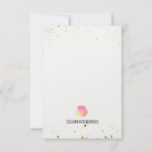 Blijf scherp, vrolijke verjaardagsprikkelende Kaar Kaart (Achterkant)