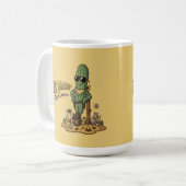 Blijf Scherp Woestijn Legende Cowboy Cactus Illust Koffiemok (Voorkant links)