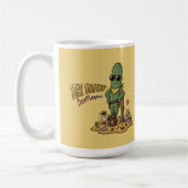 Blijf Scherp Woestijn Legende Cowboy Cactus Illust Koffiemok (Links)