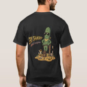 Blijf Scherp Woestijn Legende Cowboy Cactus Illust T-shirt (Achterkant)