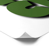 Blijf Schoon Ga Groen Poster (Hoek)