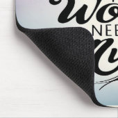 Blijf schrijven De wereld heeft je muziek nodig op Muismat (Hoek)