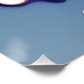 Blijf schrijven - De wereld heeft je muziek nodig Perfect Poster (Hoek)