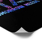 Blijf Semicolon Morgen heeft u zelfmoordpreventie Poster (Hoek)