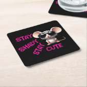 Blijf Shady, Blijf Mooi Muis Kartonnen Onderzetters (Schuin)