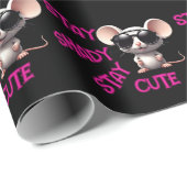 Blijf Shady, Blijf Schattig Muis Cadeaupapier (Rol Hoek)