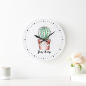 Blijf Sharp Cactus wandklok (Huis)