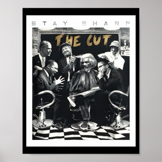 Blijf Sharp, de geknipte Afrikaanse trots Poster (Voorkant)