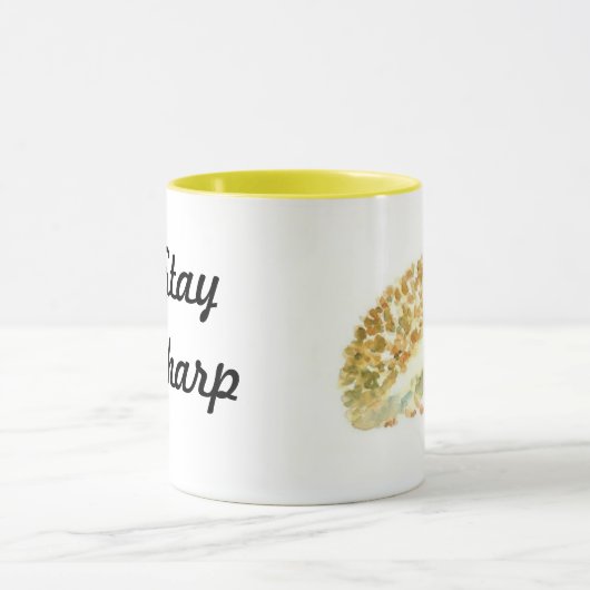 Blijf Sharp Hedegel Mok (Midden)